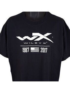 Wiley X Sunglasses T Shirt Mens Size XL Black Eyewear